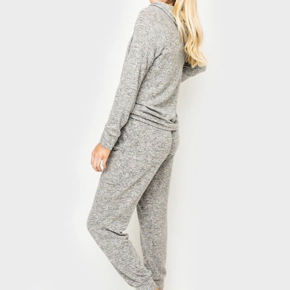 Gibsonlook pink hoodie and matching tie dye belted  joggers size Large brand new - Picture 8 of 16